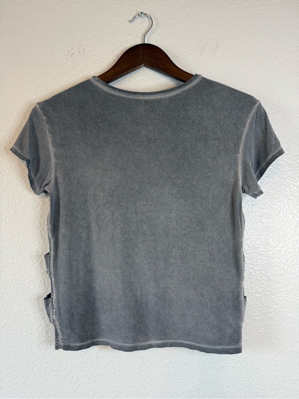 American Eagle Soft & Sexy Gray Ladder Side Tee XS - Picture 4 of 7